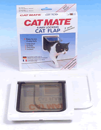 4-way lockable cat flap