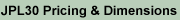 JPL30 Standard Polyethylene Pricing and Suggested Dimensions